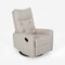 GDF Studio Ishtar Contemporary Glider Swivel Push Back Nursery Recliner